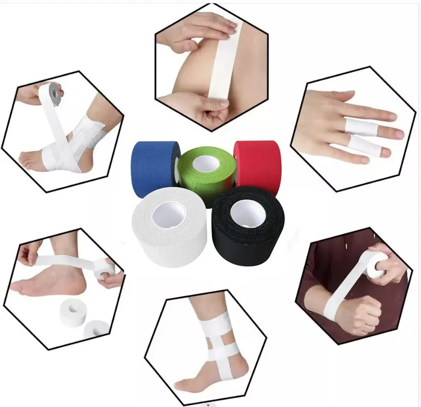 thicken strength adhesion Custom Packing Rigid Finger Protection Sports Tape Ball Games tennis over grip