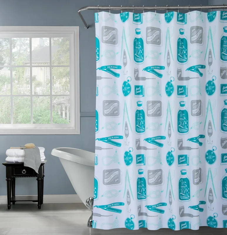 Eco Friendly Clear White Transparent Peva Shower Curtain Liner Lovely PEVA shower curtain