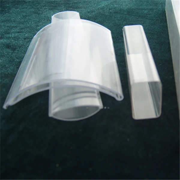 extruded clear pvc led profile