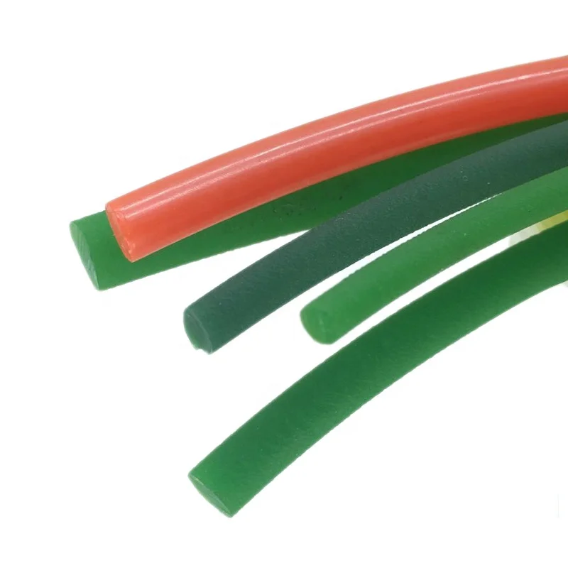 PU orange Round drive belt with smooth surface