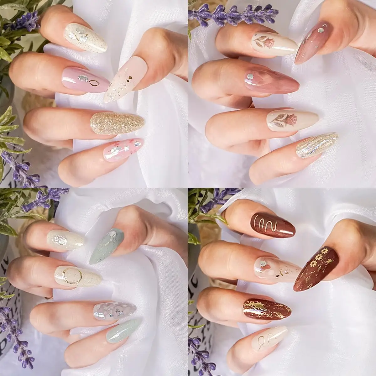 Plain Gel Nail Stickers for Manicure Removal Serum Sticker for Nails