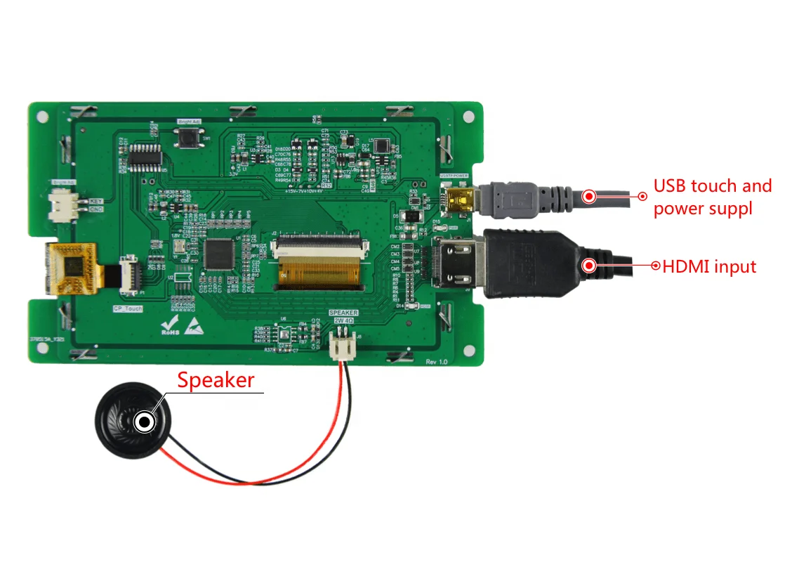DACAI 5 5.5 5.6 5.7 5.8 6 6.6 6.7 6.8 7 inch spi rgb mcu mipi 8 10 12 13 18 20 30 37 40 50 pin tft Color Display LCD Module