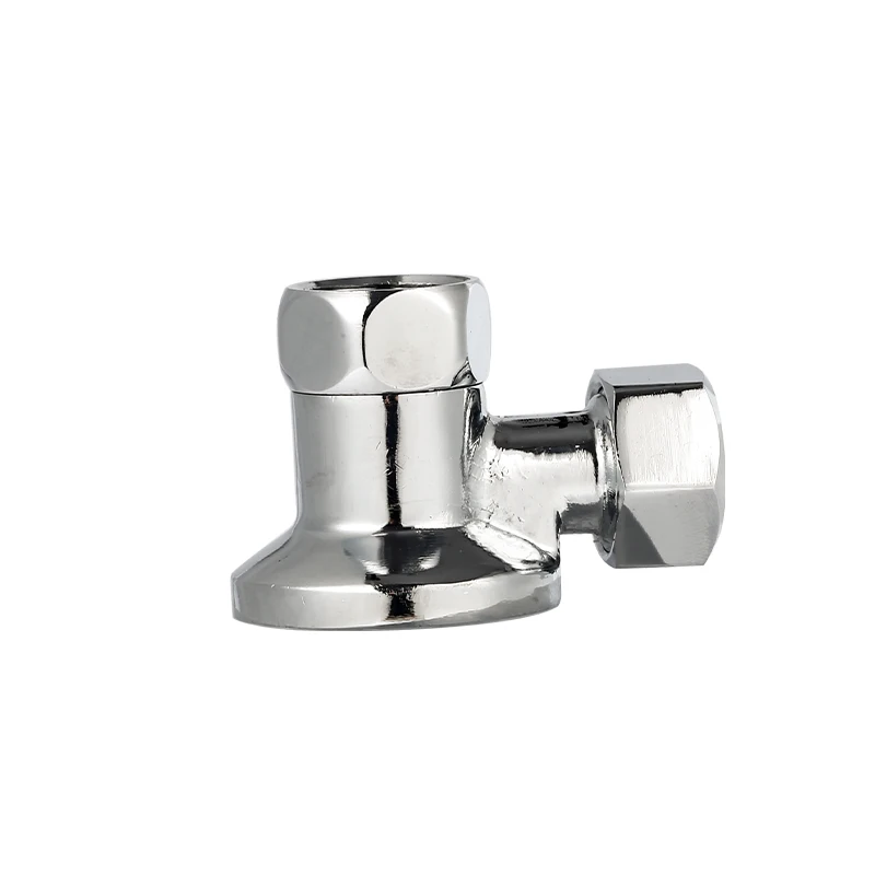 Wholesale Brass Connection Pipe Fittings Forged Chrome Plated Applique With Swivel Nut