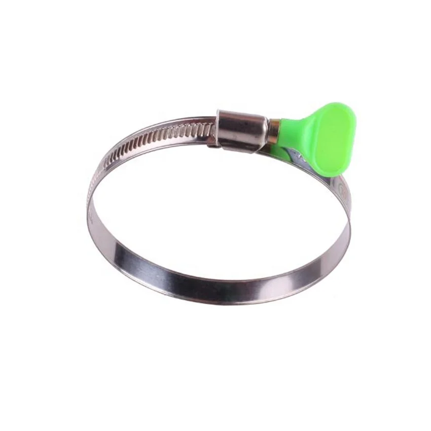 German Type Bandwidth Worm Drive Zebra Butterfly Tubing Hose Clamp