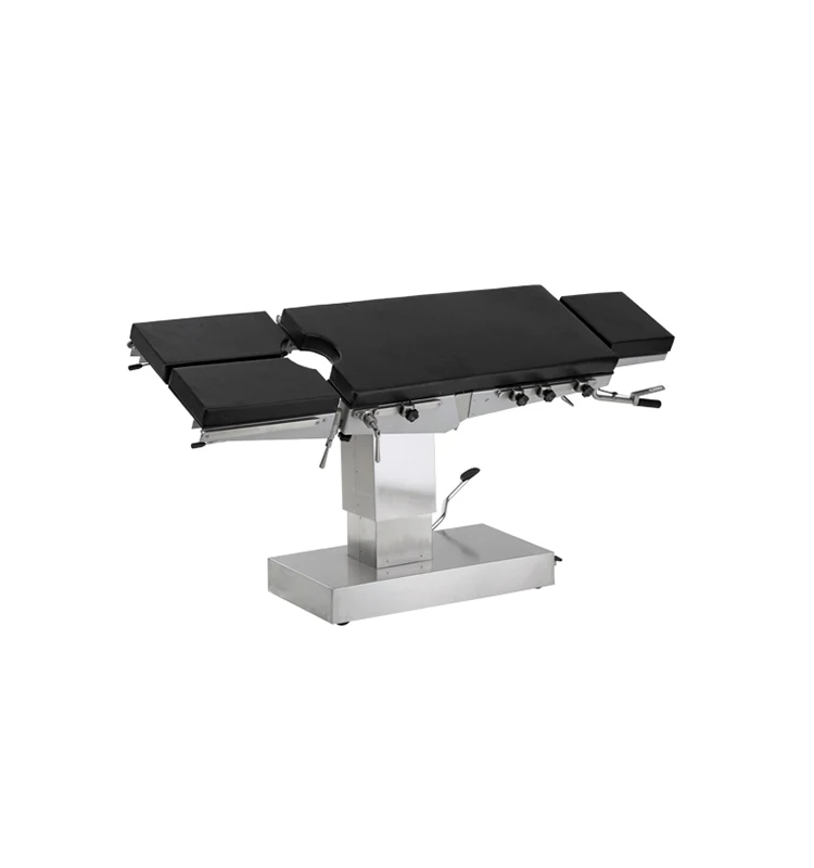 Manual Operation Table Gas Spring OT Table Hydraulic Operating Table Stainless Steel 304 for Surgery Medical Hospital