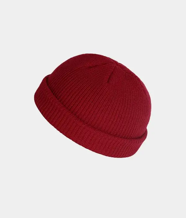 Fisherman Knitted Customize Unisex Merino Wool Beanie Hat With Custom Logo