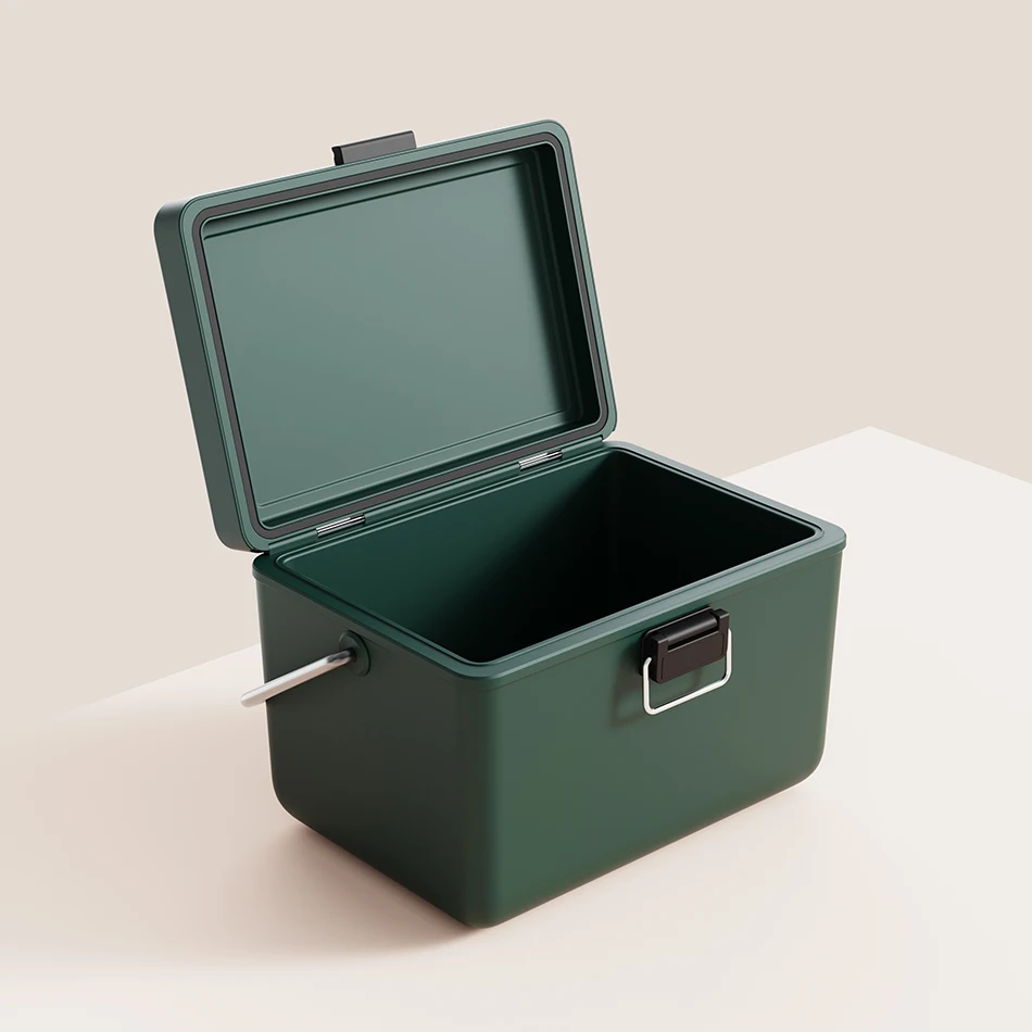 Aji Vaccine Party Custom Thermal Bag Food Delivery Catering  Wheels And Handle Metal Corona Foam Ice Cooler Box