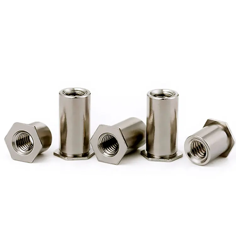 Хорошее качество нержавеющая сталь сквозное отверстие гайка рулевая колонка для электроники клинч противостояние