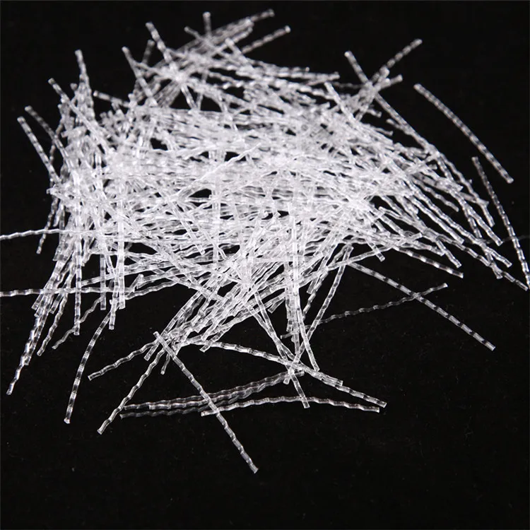 Concrete reinforcement Synthetic waved macro fibers High dispersion monofilament Polypropylene PP fibres from China suppliers