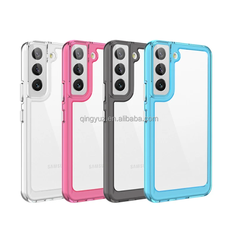 Clear TPU Case For Samsung S22 Ultra S21 Plus Transparent Soft TPU Phone Case For Galaxy S20 S22 Case Mobile Back Cover Note 20