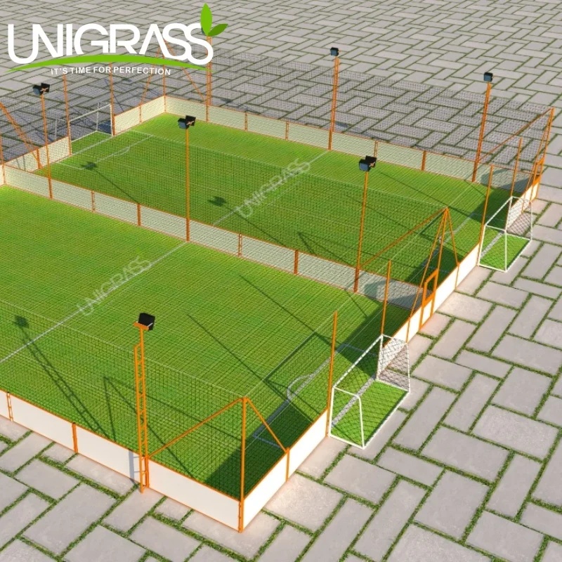 Panna Football Cage Standard Football Pitch Artificial Football Turf Professional Futsal Rebound Wall Manufacturer