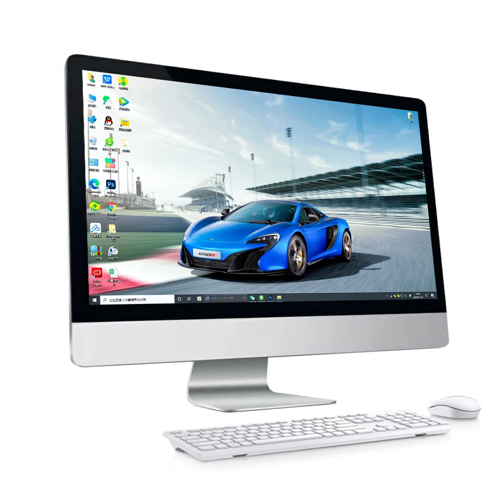 2021 Hot Selling Luxury Cheap 27 Inch HD 1920*1080 Desktop Computer Monoblock i5 i7 SSD 256GB 512GB All In One PC For Business