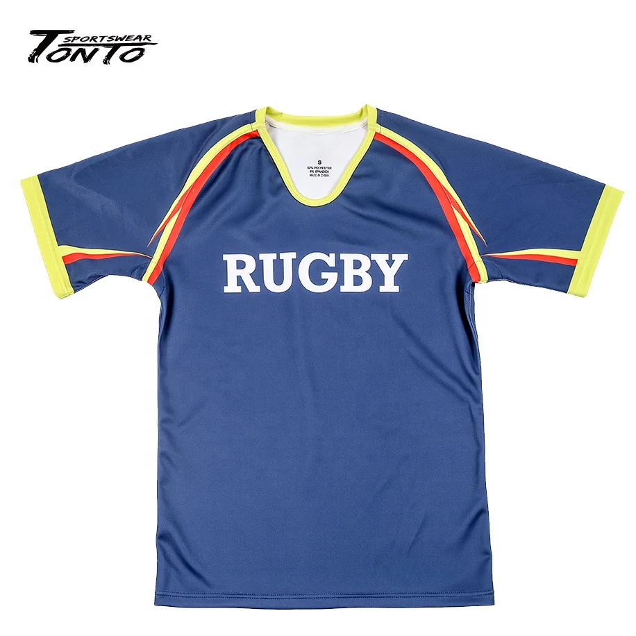 
National custom made cheap adult full dye sublimation rugby jerseys 
