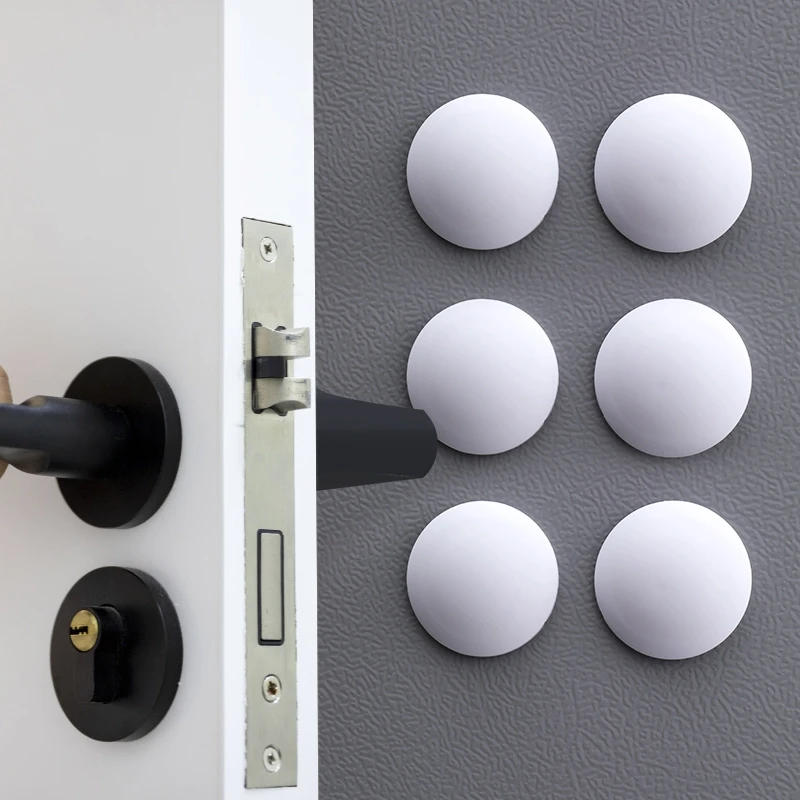 2023 exquisite  4cm Self Adhesive Door Handle Knob Bumper,wall Stopper