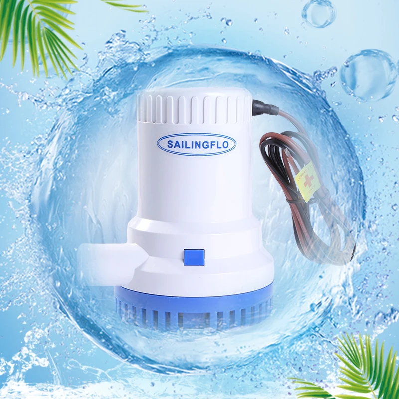 Singflo 2000GPH 12v dc mini lower price submersible water bilge pump float switch