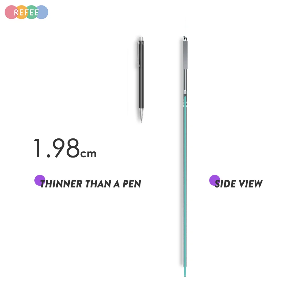 Refee screen 55 inch lcd digital signage shop window display advertising media player double sides