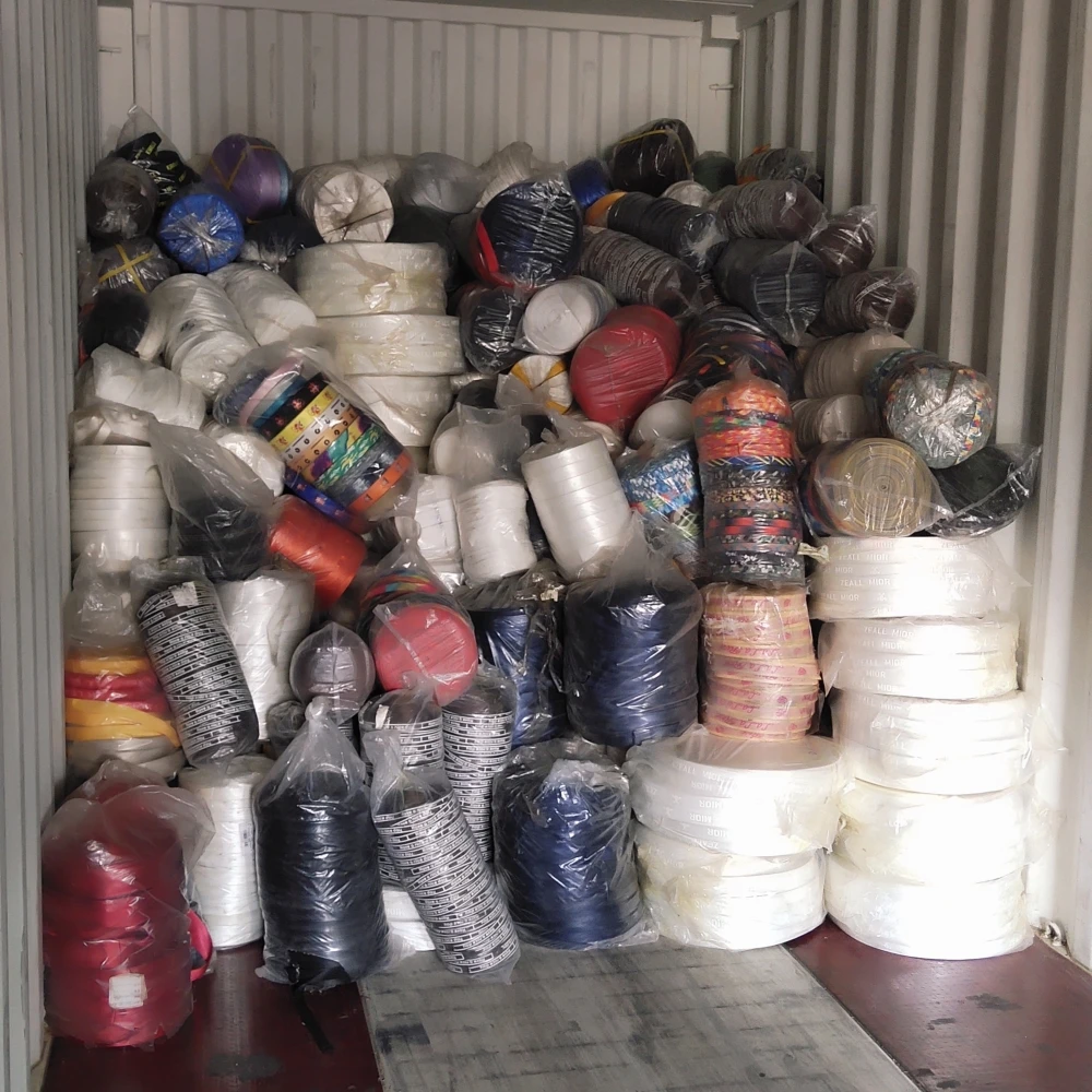 Stocklot Polyester Knitted Crocheted Elastic Band Tape All Kinds of Colors Thick Fleece Fabric Plain Woven Design Sofa Bag Use