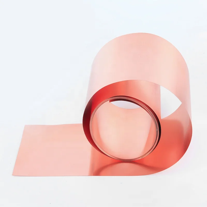 High quality 0.035mm micron copper foil strip extra thin C11000 copper foil copper strip price