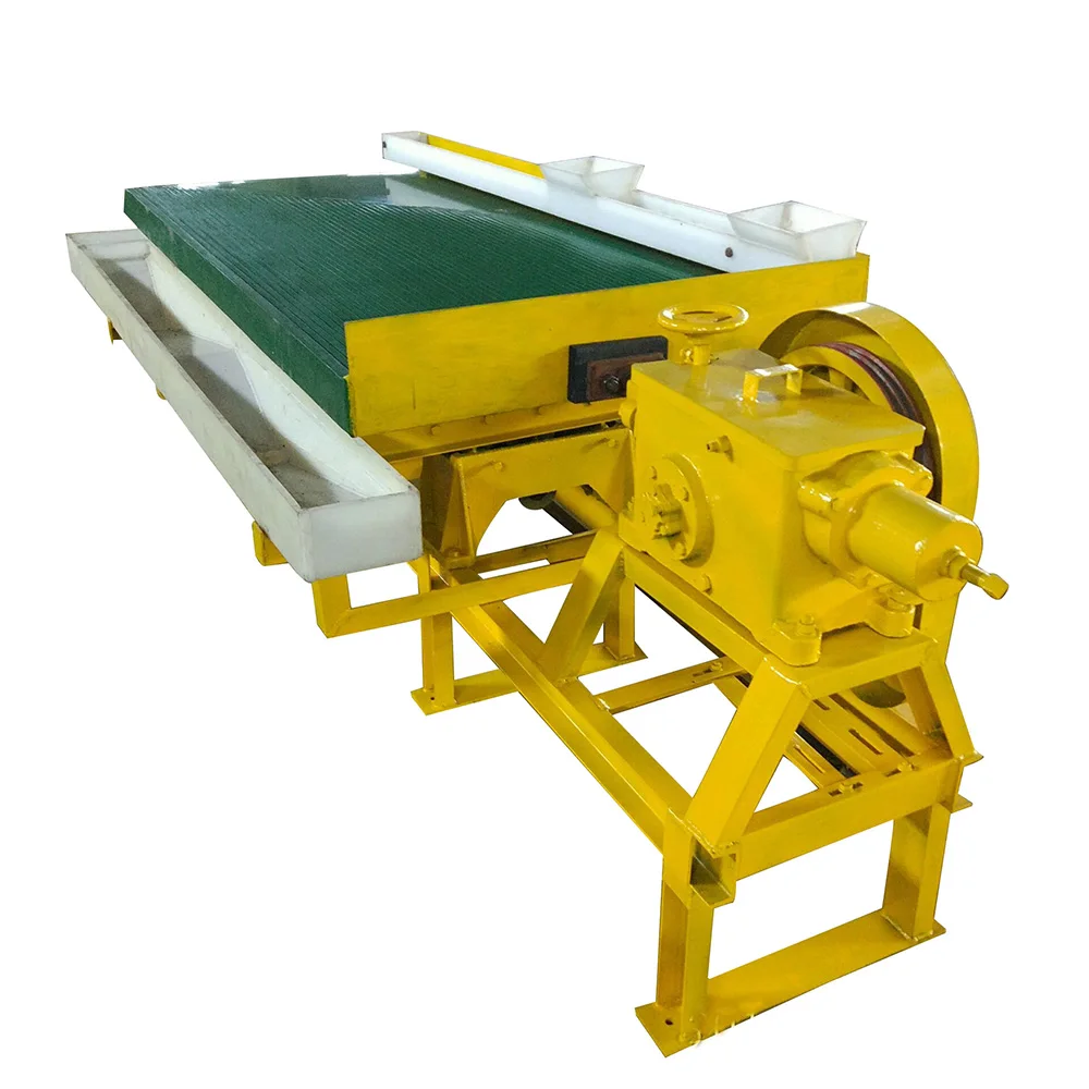 Gold And Silver Gravity Mineral Separator Shaking Table For Copper Ore