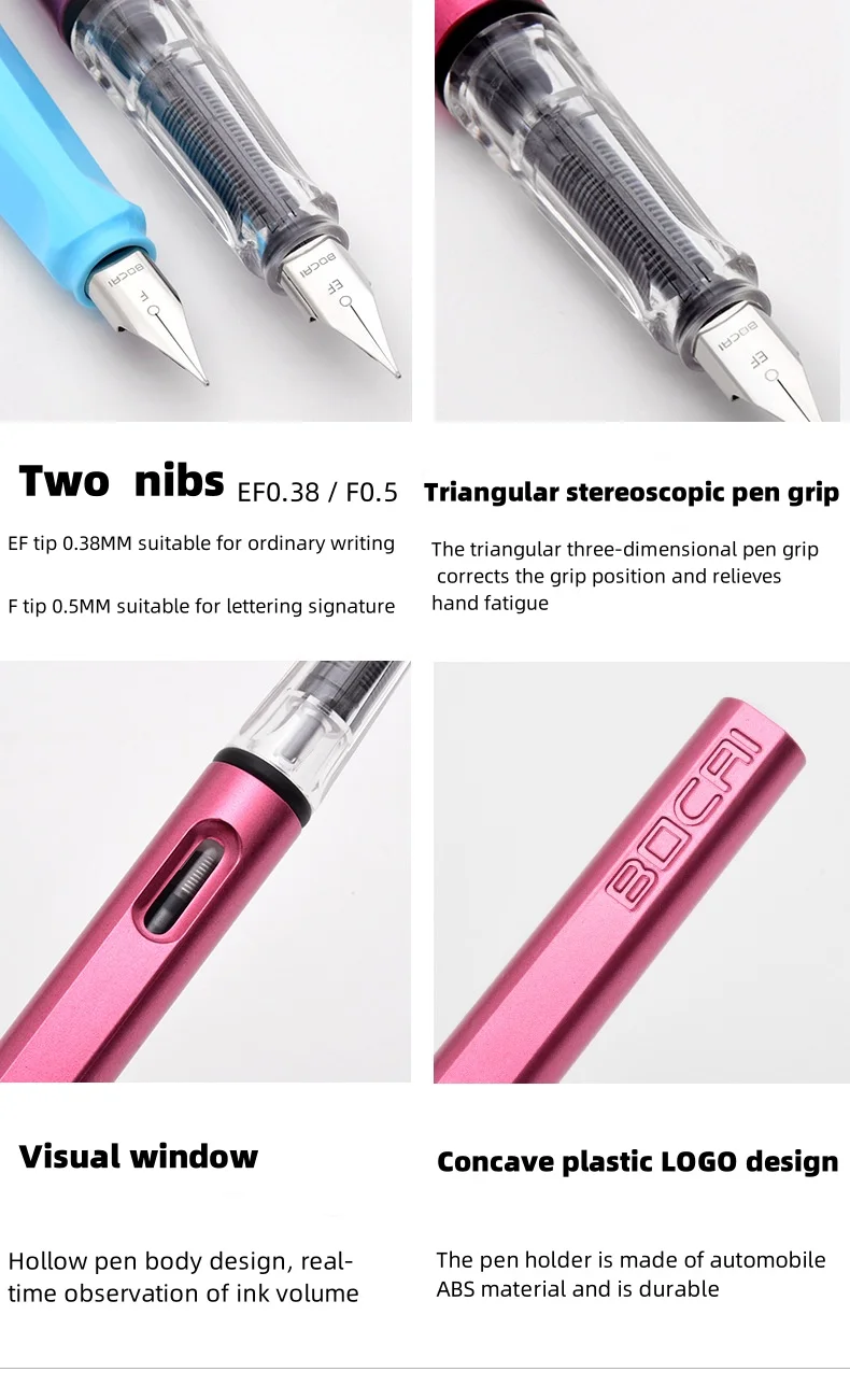 2024 New Wholesale Students Special Posture Practice Calligraphy Ink Bag Pen Set Pens