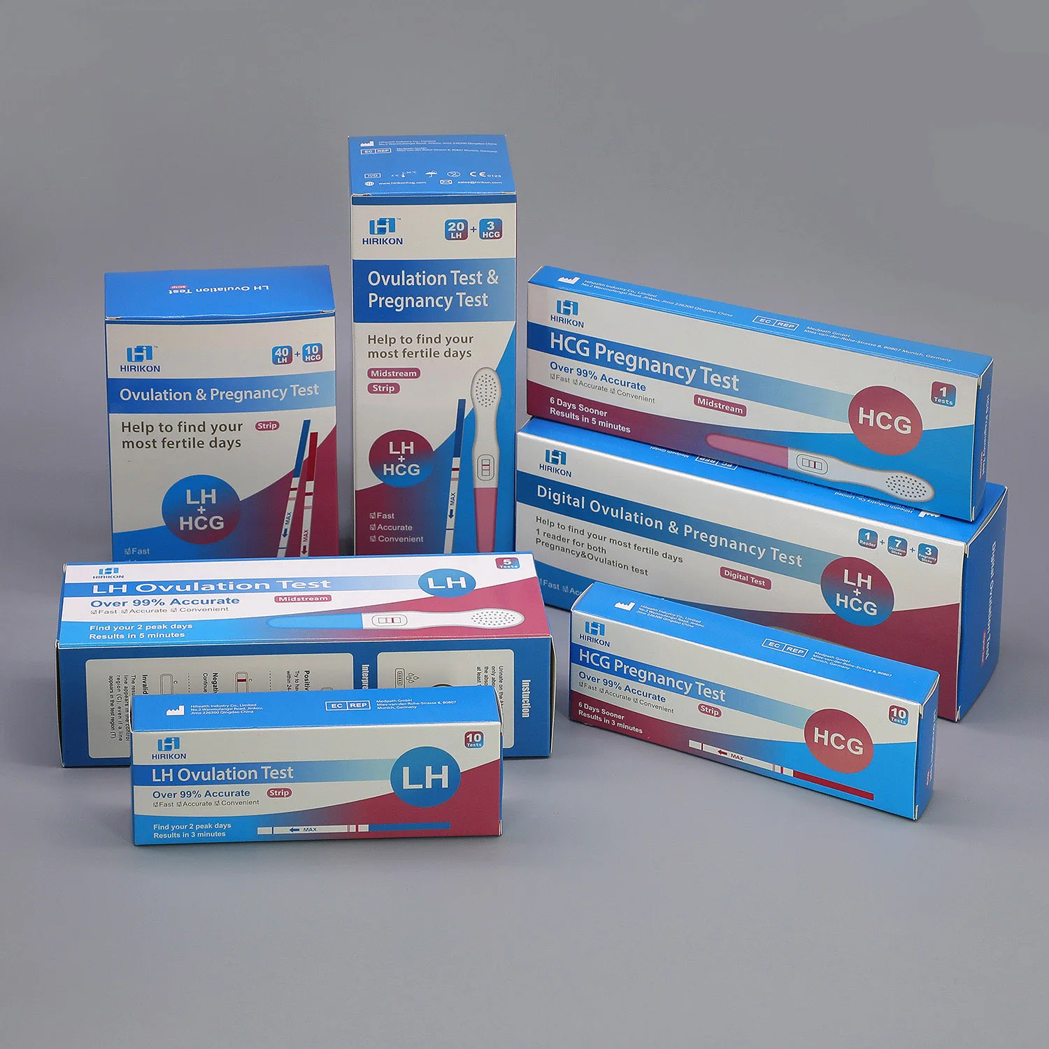 Ovulation Test Wholesale Accuracy Home Self Diagnostic Urine Rapid Ovulation And Pregnancy Test Strip Cassette Stick Kit