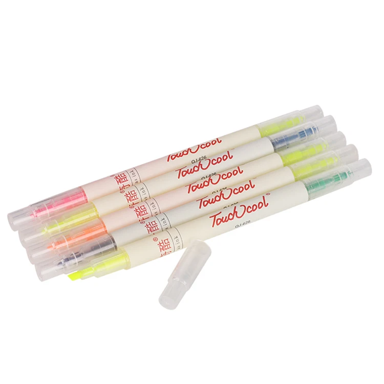 Wholesale School Stationery Supplies Novelty Marker Highlighter Pen For Printing