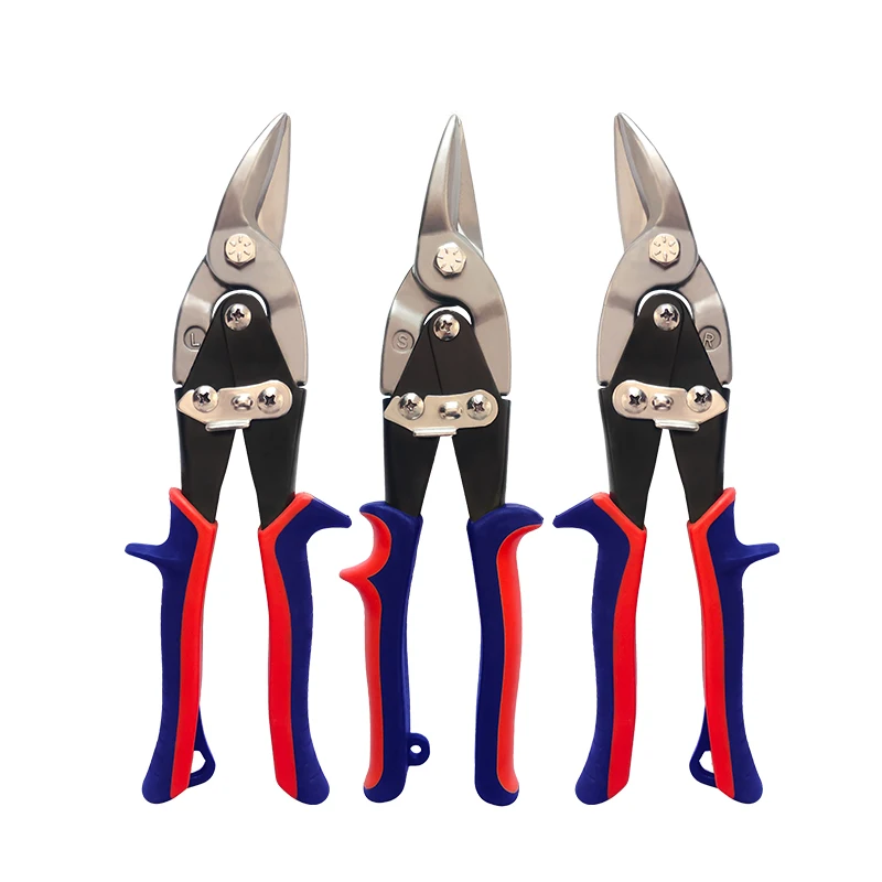 High quality 10in Sharp scissors Aviation tin snip cutting steel scissors