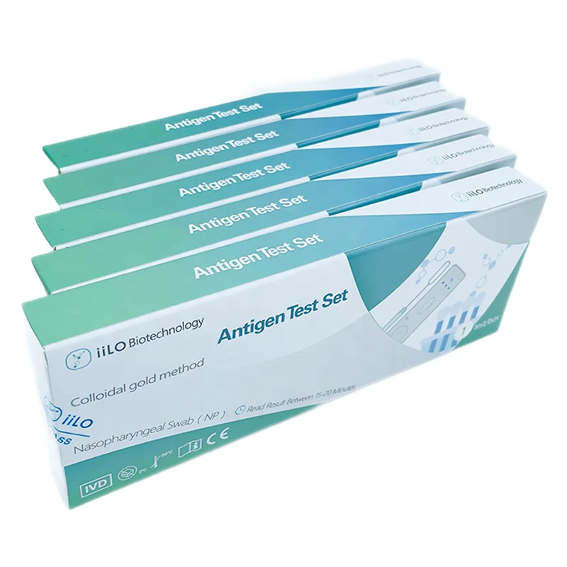 1 тест * 100/коробка, набор для быстрого обнаружения антигенов (коллоидный метод)