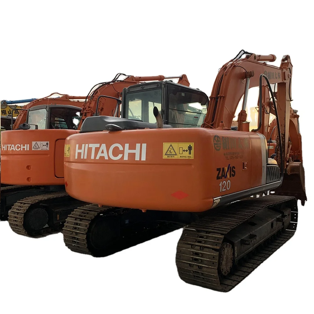 Japan Original used Hitachi ZX120-6 excavator second-hand medium machine 12ton hydraulic crawler backhoe digger