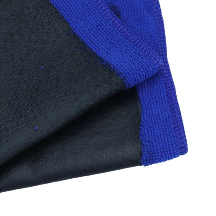 Custom design detailing thick fast dry microfiber meaning of car cleaning cloths in roll magic clay towel for car in pouch
