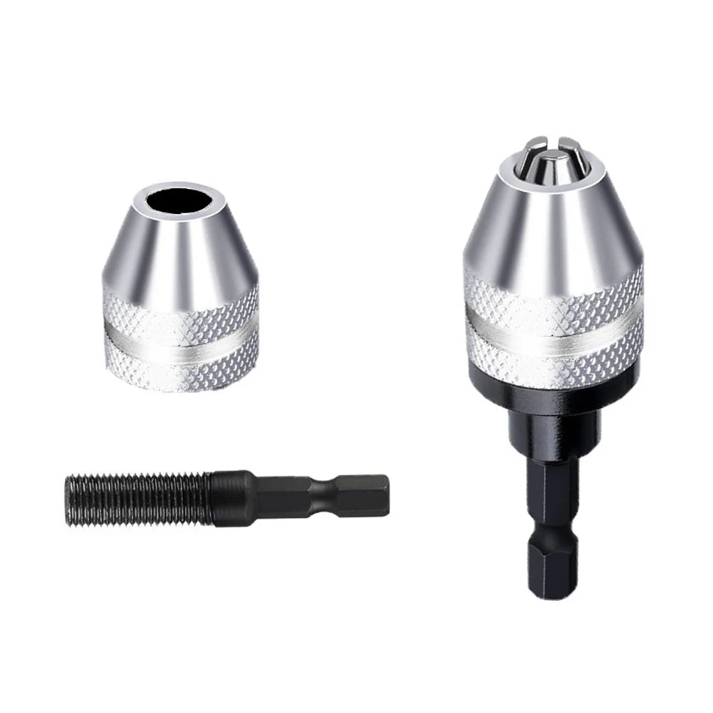 
Keyless Drill Chuck 0.3-3.6mm Conversion Tool 1/4
