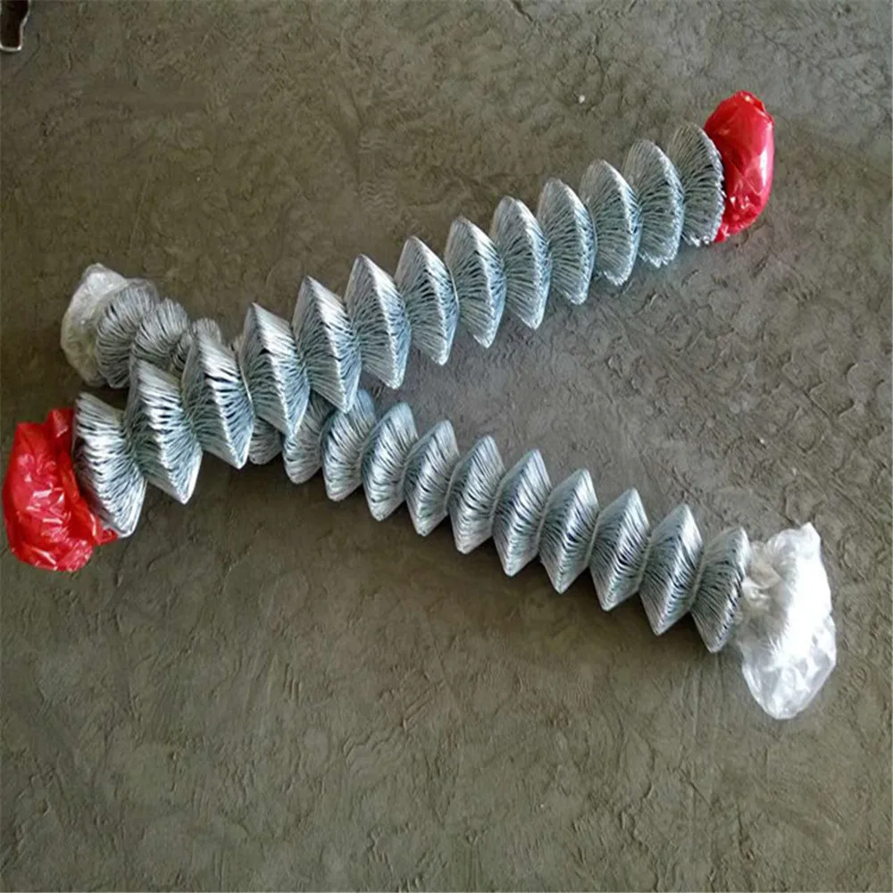 China galvanized used diamond 6 ft black chain link fence price cyclone fence for farm