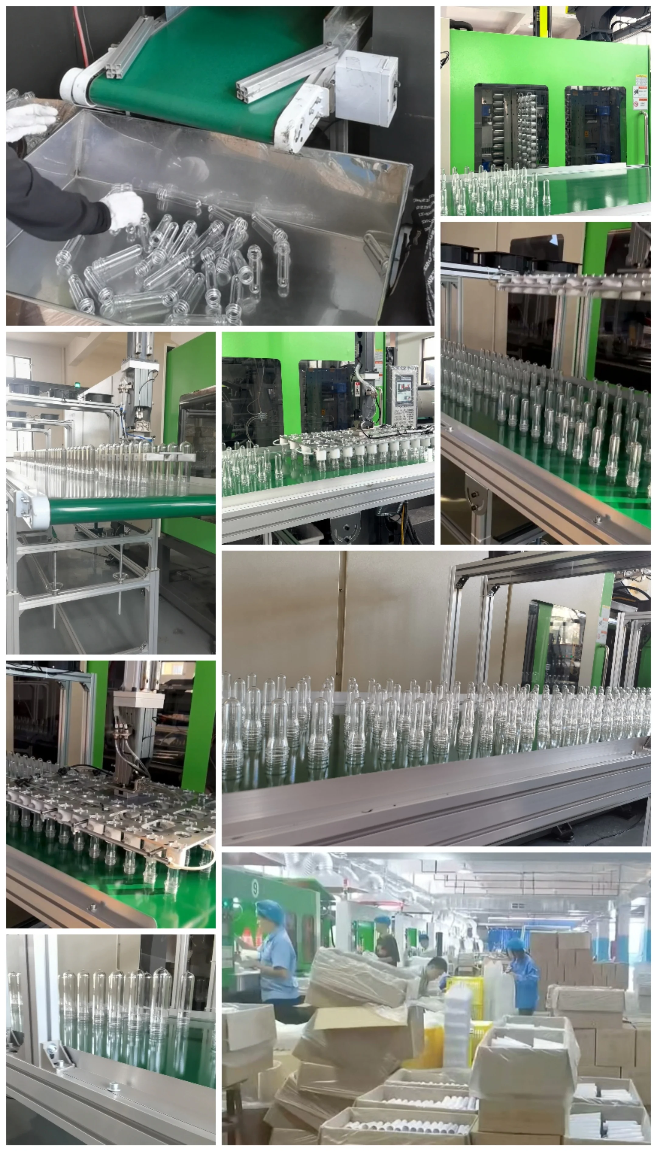Green Color 30mm 3025 19g Bottle pet preform 350ml capsule water bottle For Plastic Bottles