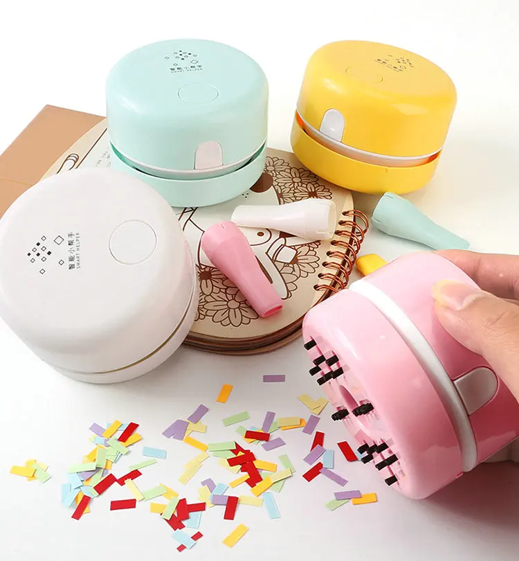 Высококачественный Настольный пылесос из АБС-пластика, мини-пылесос с клавиатурой, в наличии, для уборки отеля с аккумулятором в пакете, usb 0,25 кг