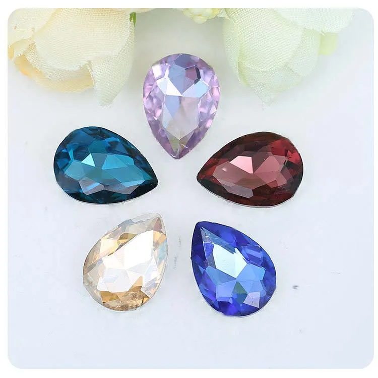 Wholesale Water Drop Multi Color Water Diamond Phone Cases And Nail Accessories Sticking Diamond Glass Water Diamond