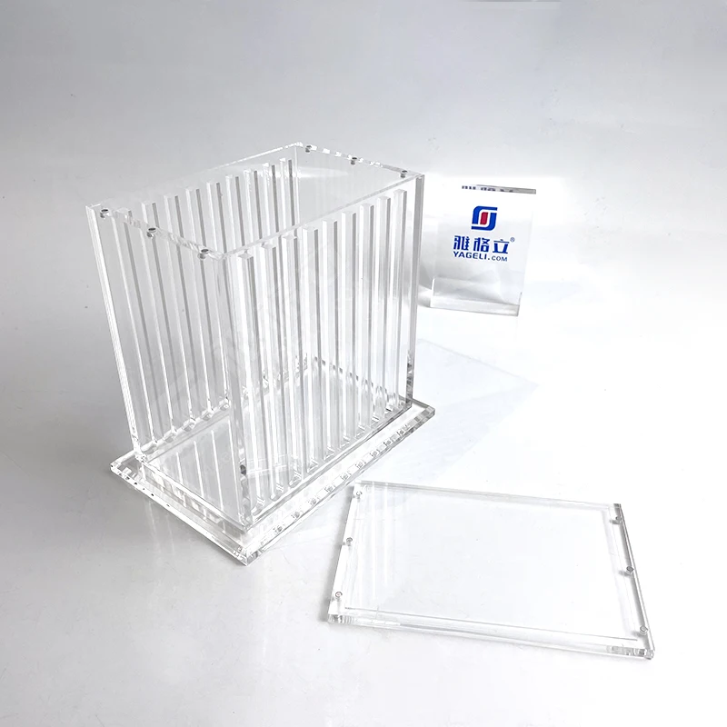 Yageli Custom SIze Acrylic 20 Slot Graded Cards Storage Box Pokemoned Cards Protectors