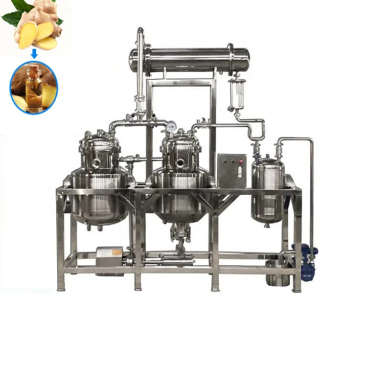 Stainless Steel SS304 essential oil extraction distiller equipment essential oil maker machine
