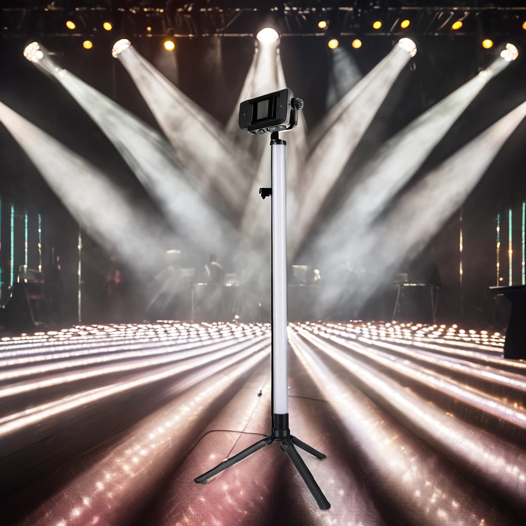 New 2.4G WiFi LED Stage Lights Programmable Hondys Wireless Battery Tube RGBW up Lighting for DJ Wedding and Party