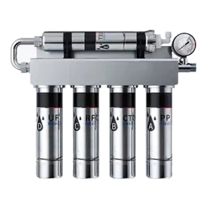 Level 5 ultrafiltration food grade 304 water filtration system with zero loss and no wastewater in the water purifier