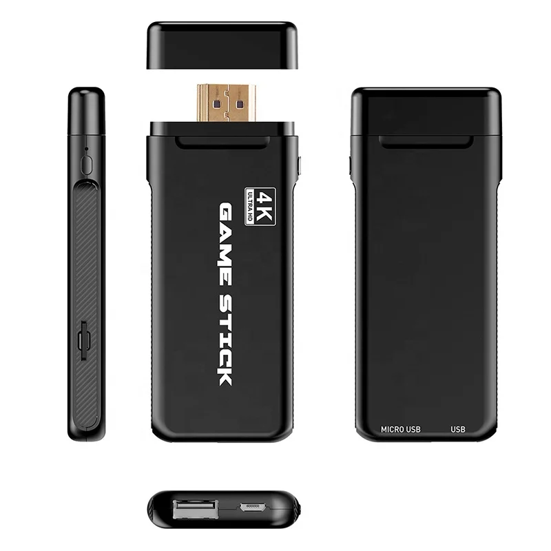 Недорогая Классическая игровая консоль M8 Pro двойные 2 4G беспроводные контроллеры 64 ГБ 4 К H-D Linux с открытым исходным кодом ретро