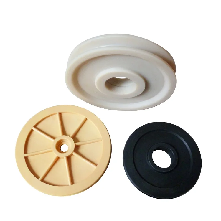 Processing nylon bearing roller pulley MC self-lubricating nylon rope wheel track guide wheel manufacturers set