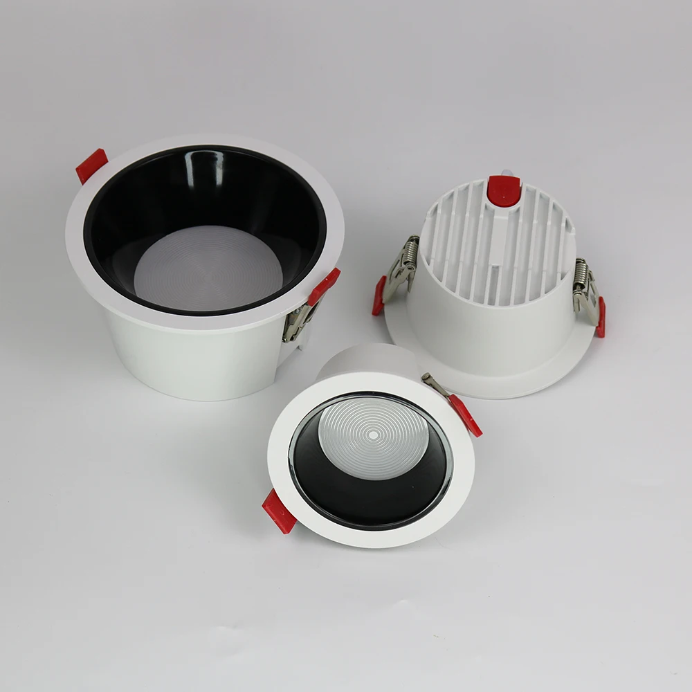 Wholesale 7W 12W 18W Downlights Recessed Anti-glare Inner Spot Lights For Home Lighting Hotel Downlights