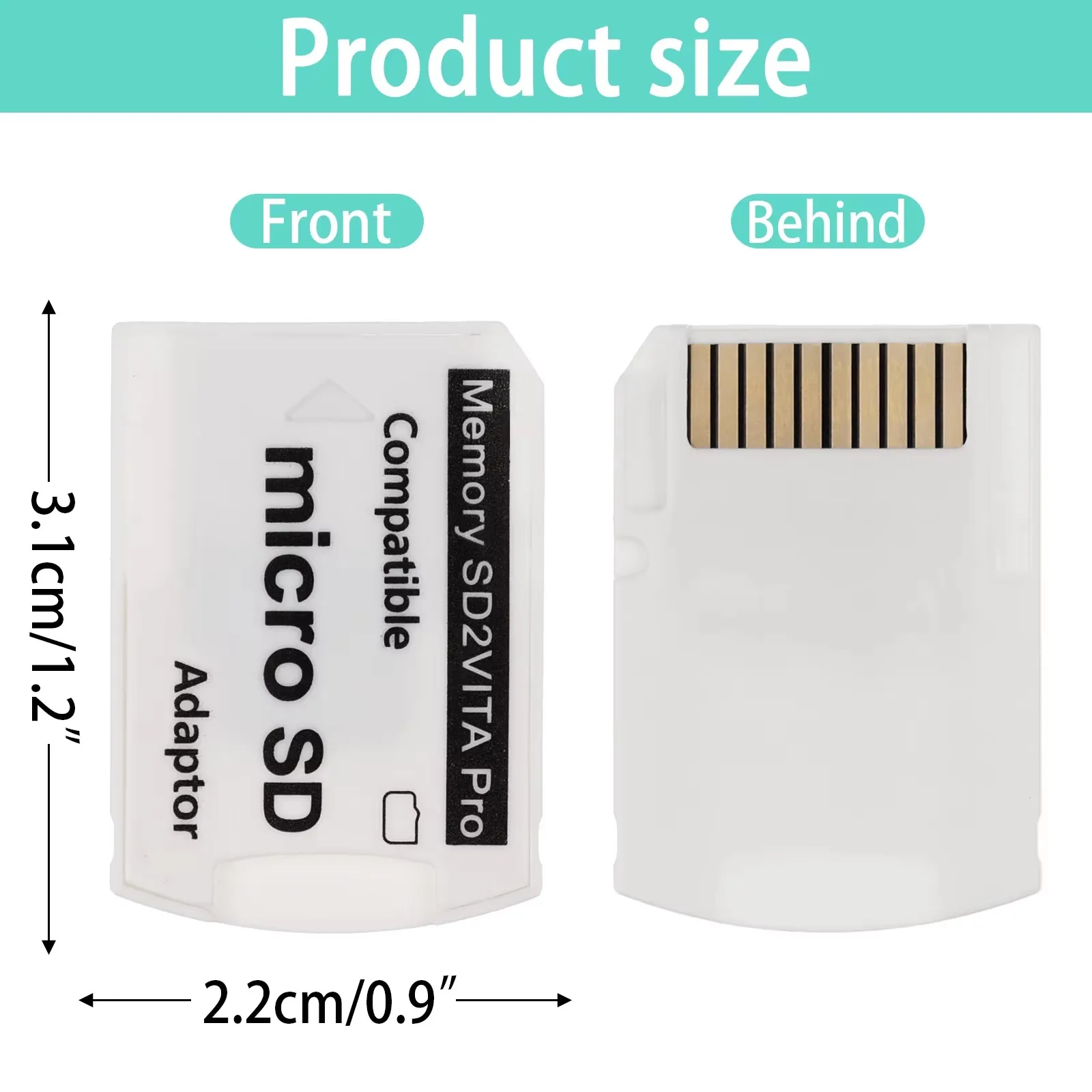 SD2Vita Pro Memory Card Adapter For PS Vita Micro SD Adapter For PSV1000/2000