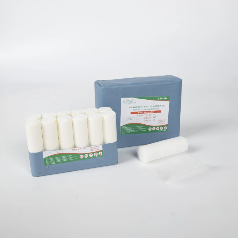 100% Cotton Absorbent medical cotton gauze bandage