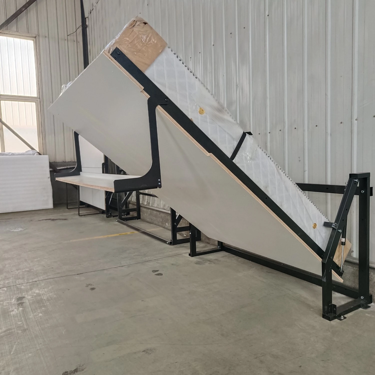 Cheapest Euro  Easy Install Gas Piston System Murphy bed hardware kit with wood slat system