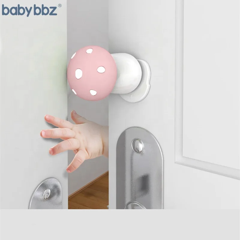 Babybbz Mushroom Cute Door Stopper Baby Proof Finger Pinch Guard Silicone Rubber Door Pinch Guards