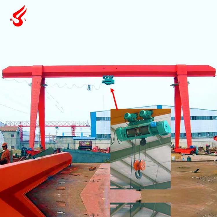 Cheap single girder gantry crane motorized gantry 2 ton crane for warehouse