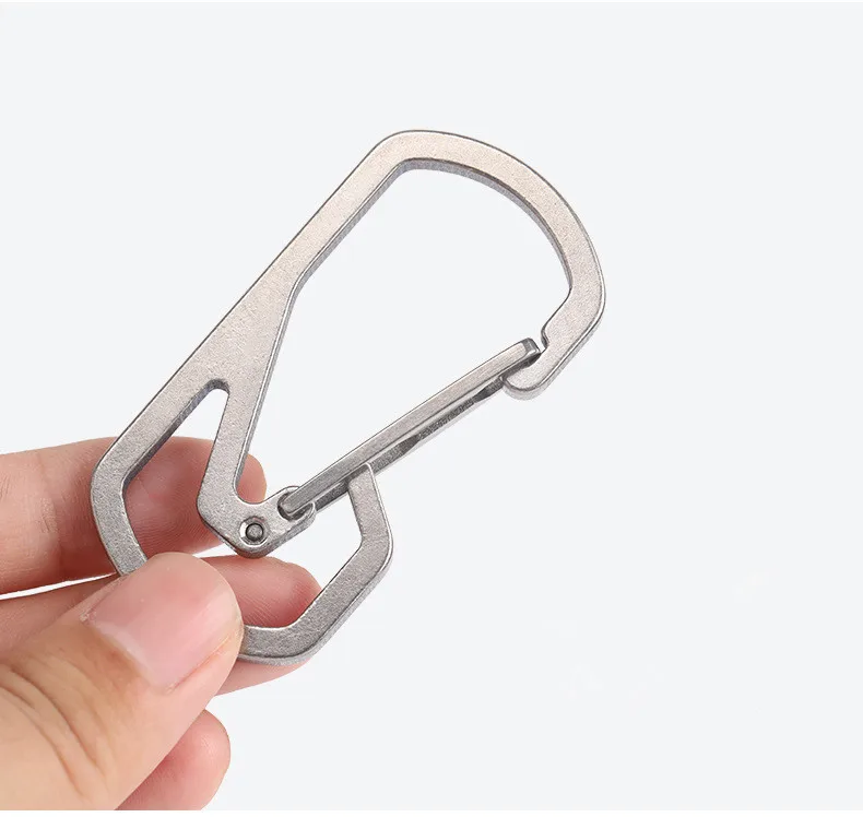 Открытый титановая Пряжка Рюкзак брелок EDC инструмент титановый сплав брелок