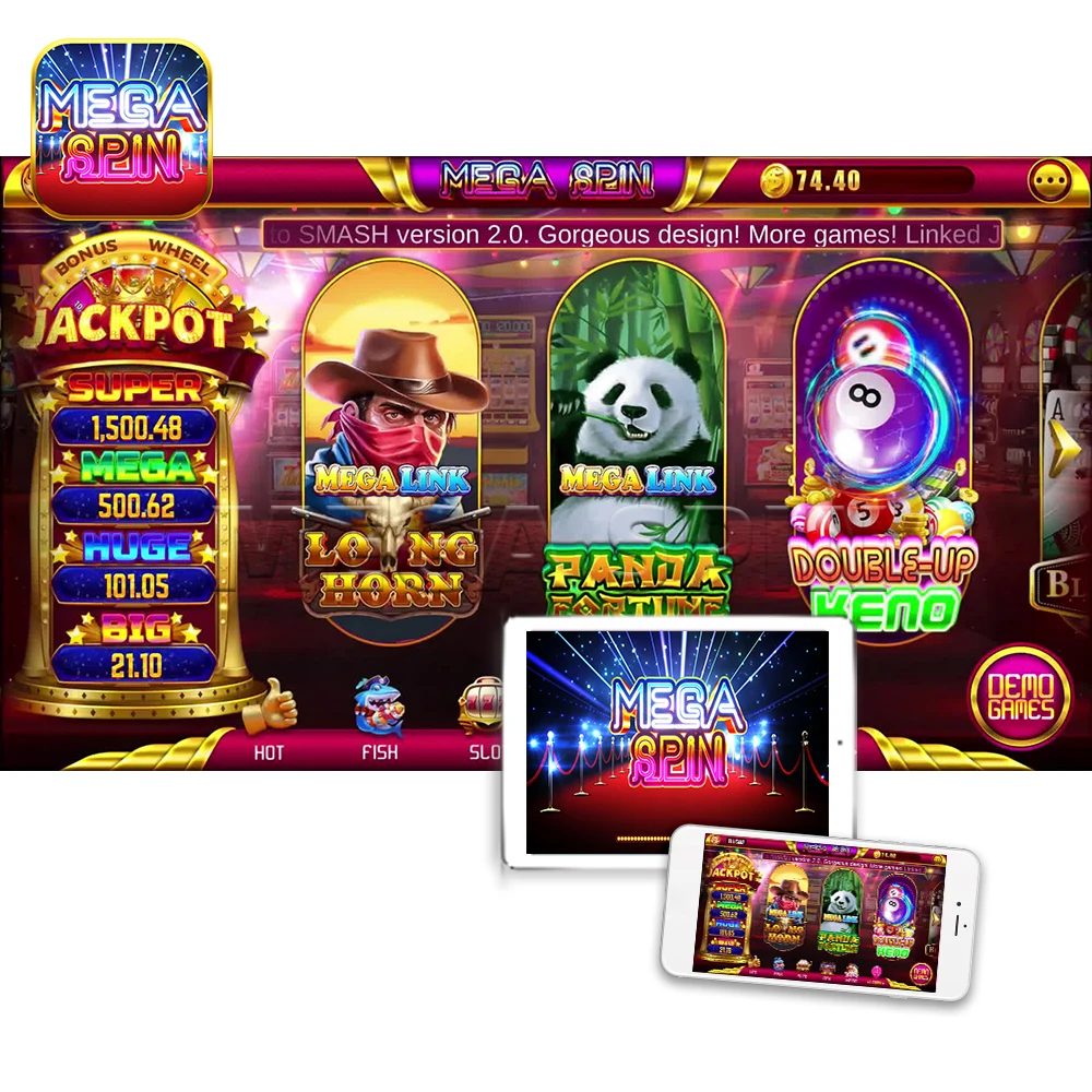 Mega Spin Multi Game Slot Fish Table Games Machine Fishing Table App Game Online Software APP