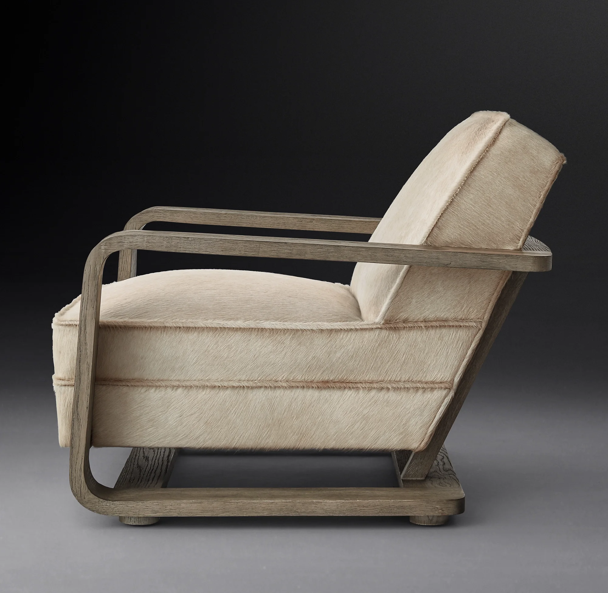Sassanid Wholesale Luxury Indoor Home Furniture Set Modern Laurent Hair-on-Hide Chair Factory supply
